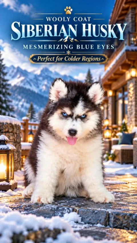 ❄️ Some dogs simply belong in the mountains.