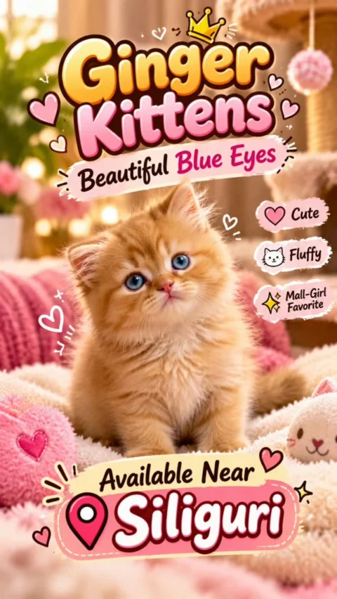 🧡 BLUE EYES. GINGER FLUFF. WAY TOO CUTE. 🐱✨