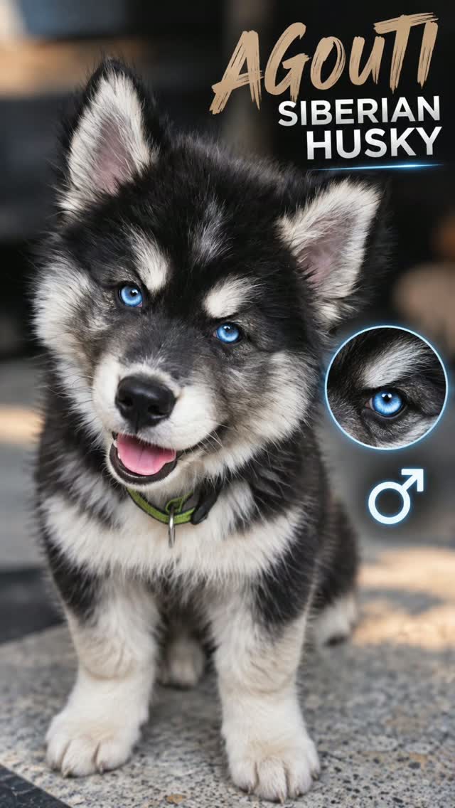 That blue-eyed look is seriously unreal. 🧊🐺