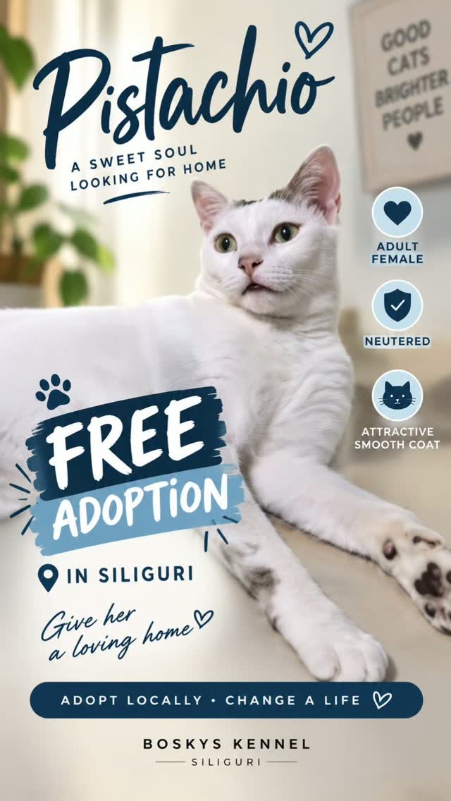 🐾 Meet Pistachio — Looking for Her Forever Home in