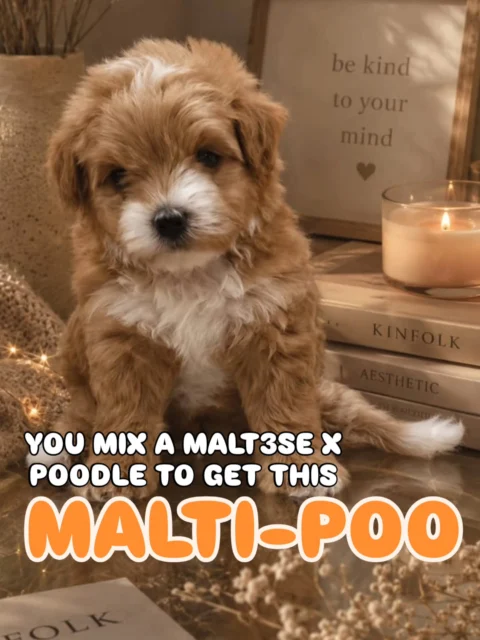 ✨ Take the sweetness of a Maltese. Add the brains