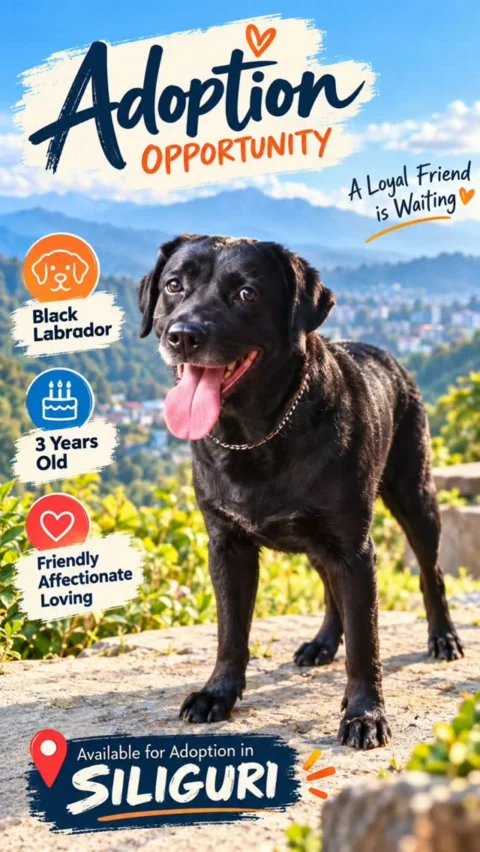 If your Labrador boy has suddenly become a full-time singer,