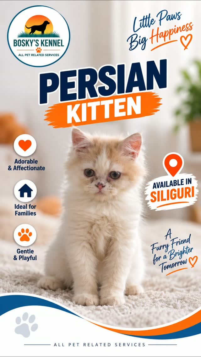 🐾 PERSIAN KITTEN AVAILABLE IN SILIGURI 🐱✨